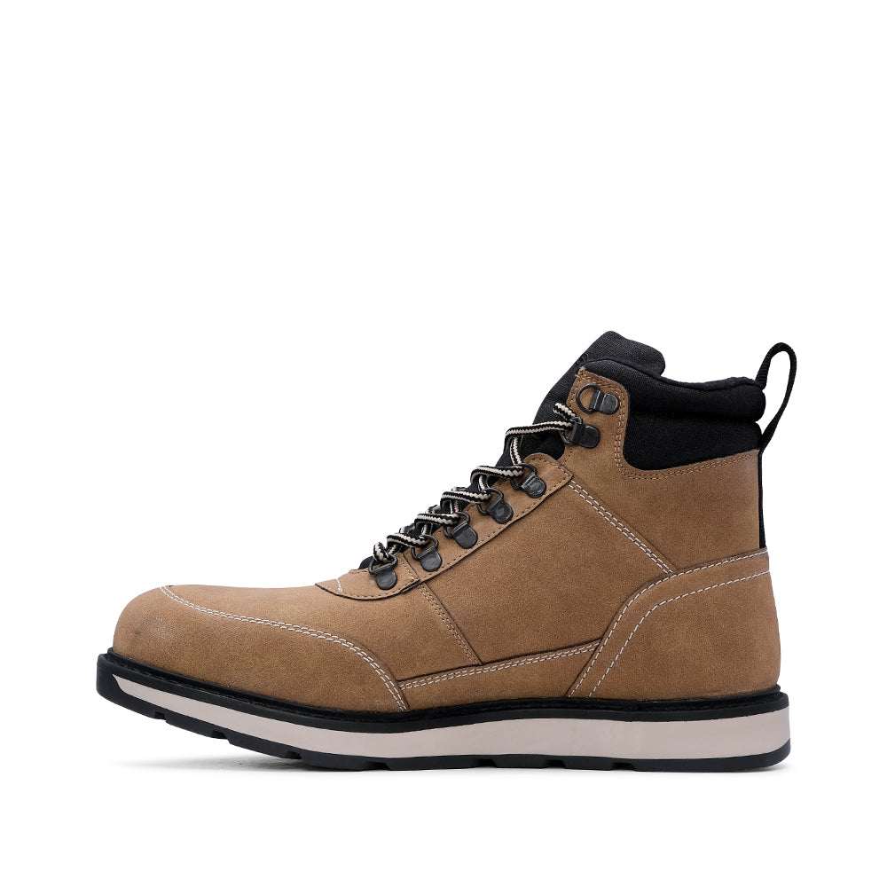 Bota Casual Homem Nobuck Bege
