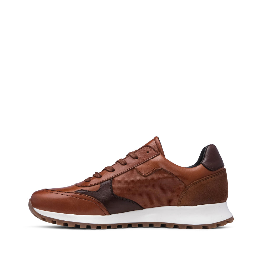 Sapatilha Casual Homem Pele Camel