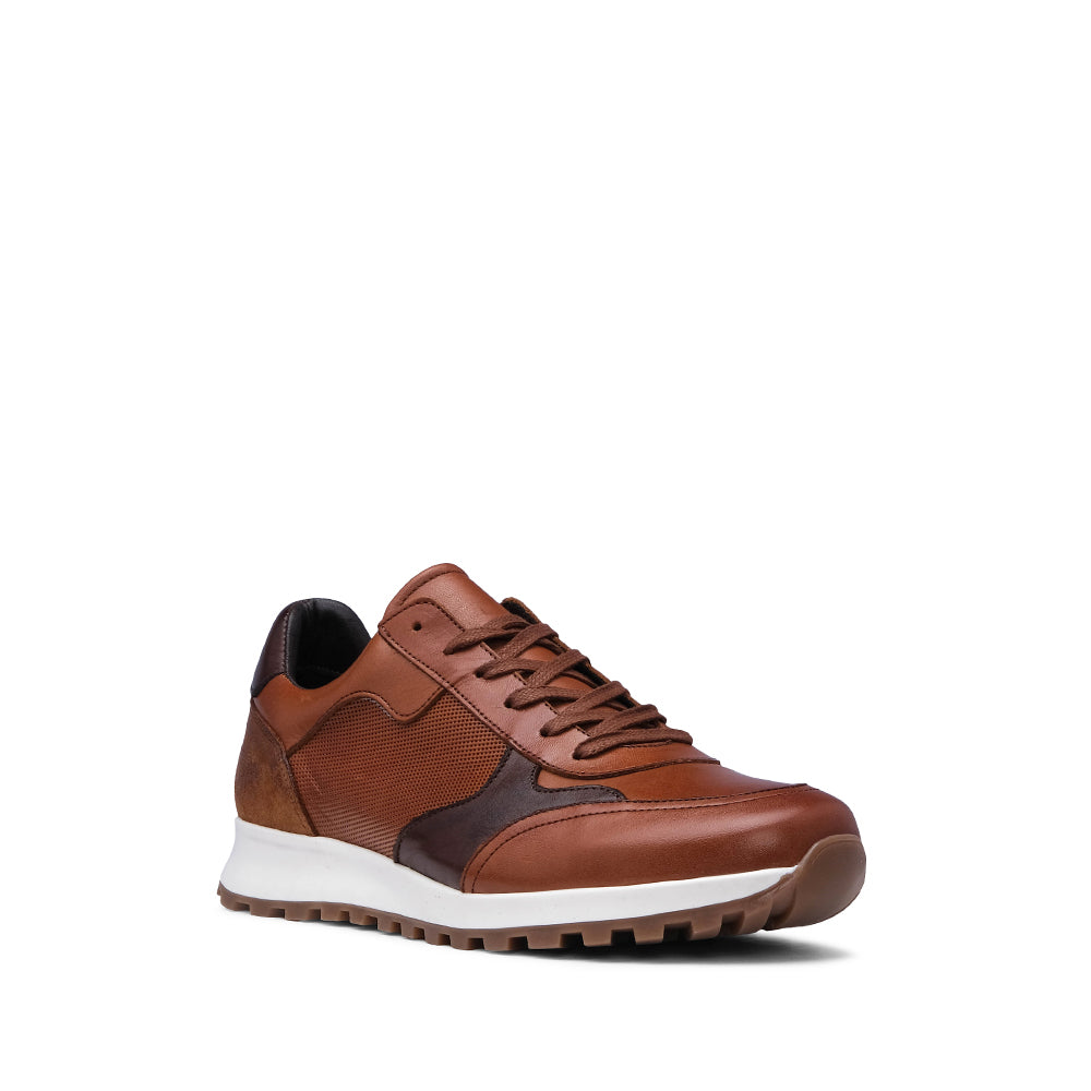 Sapatilha Casual Homem Pele Camel