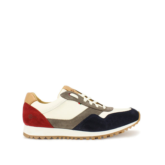 Sapatilha Casual Homem Camurça Branco