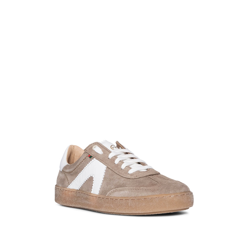 Sapatilha Casual Homem Camurça Taupe