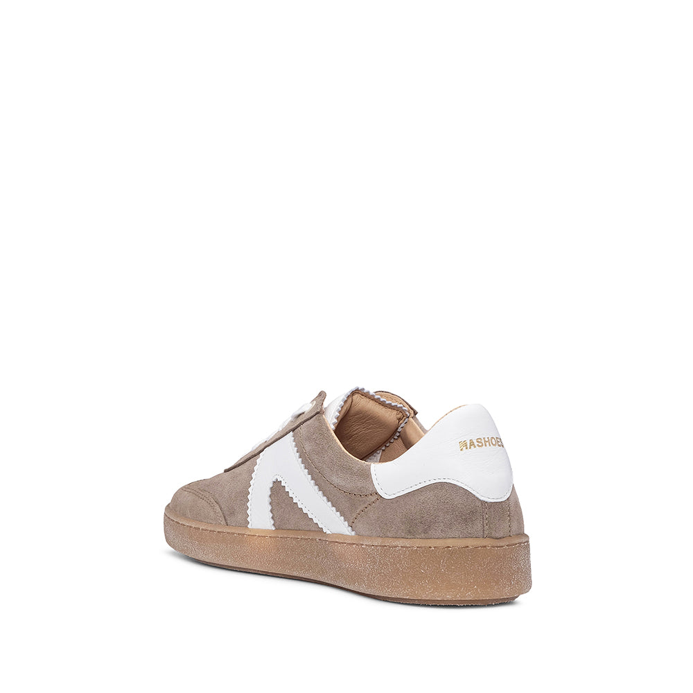 Sapatilha Casual Homem Camurça Taupe