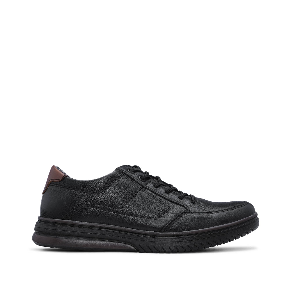 Sapatilha Casual Homem Pele Preto