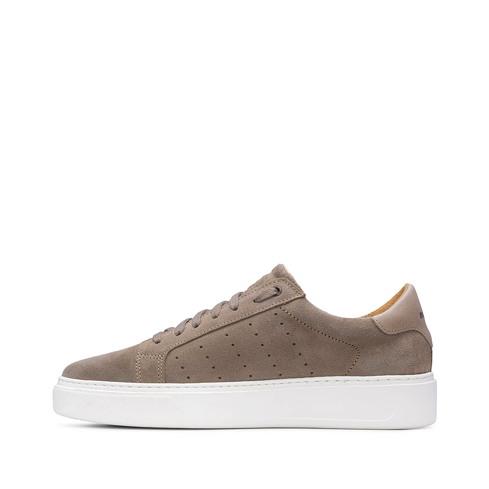 Sapatilha Casual Homem Camurça Taupe