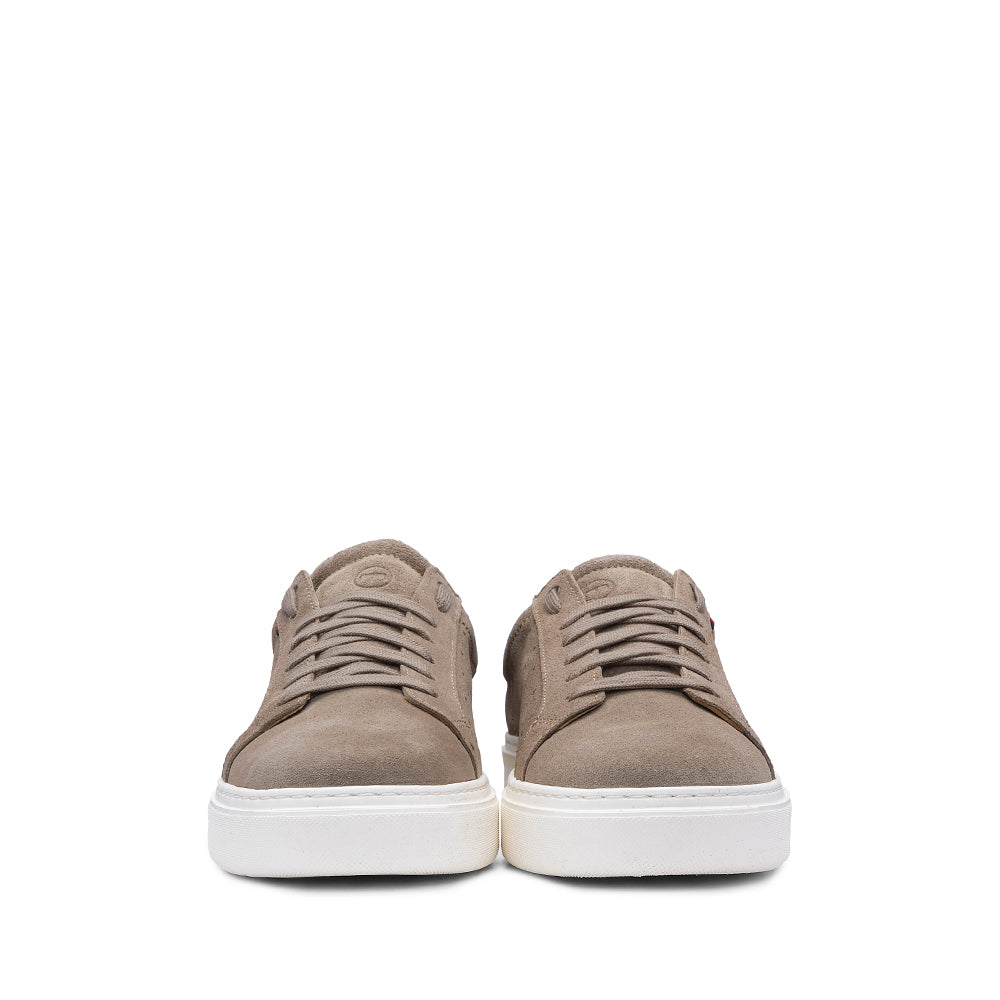 Sapatilha Casual Homem Camurça Taupe