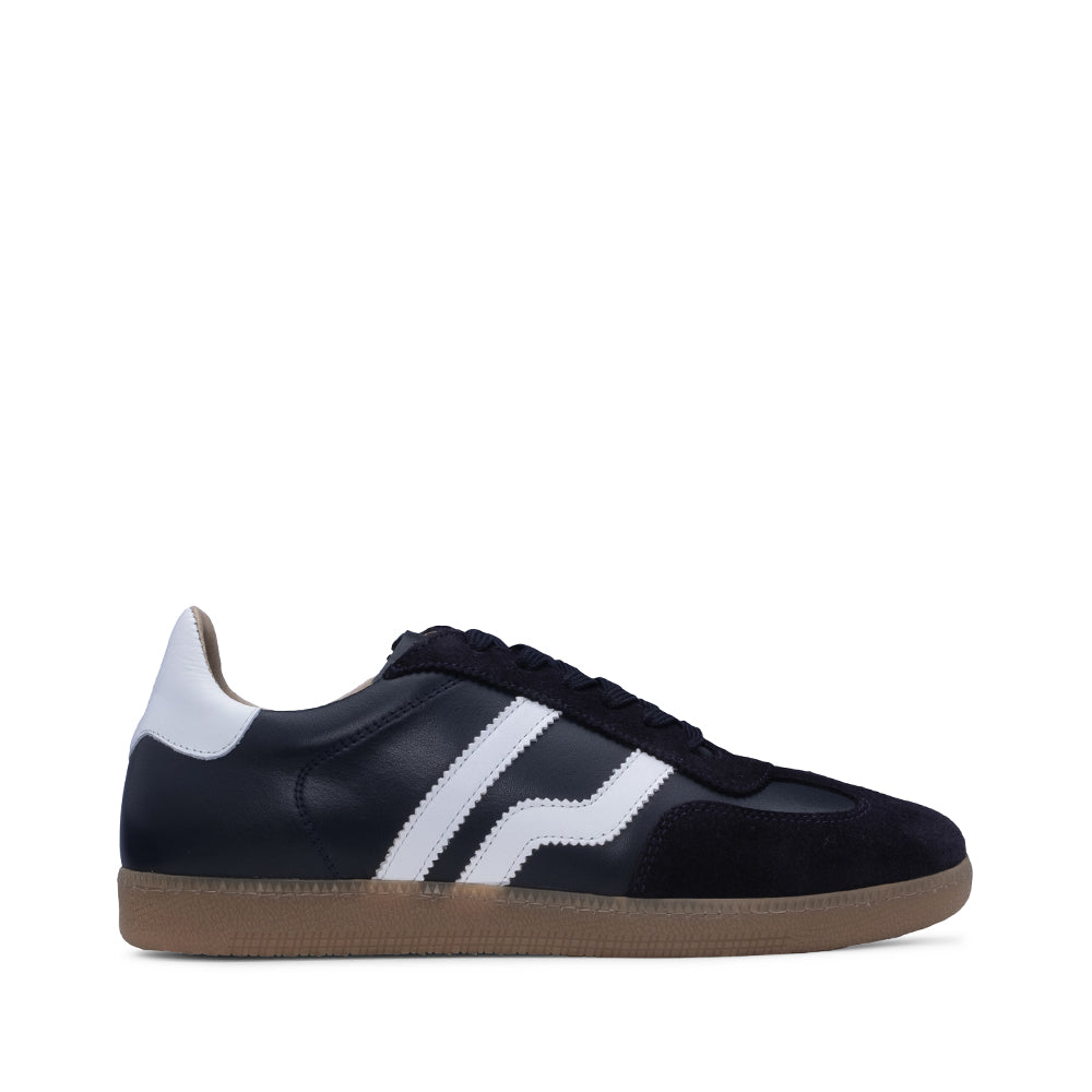 Sapatilha Casual Homem Camurça Azul