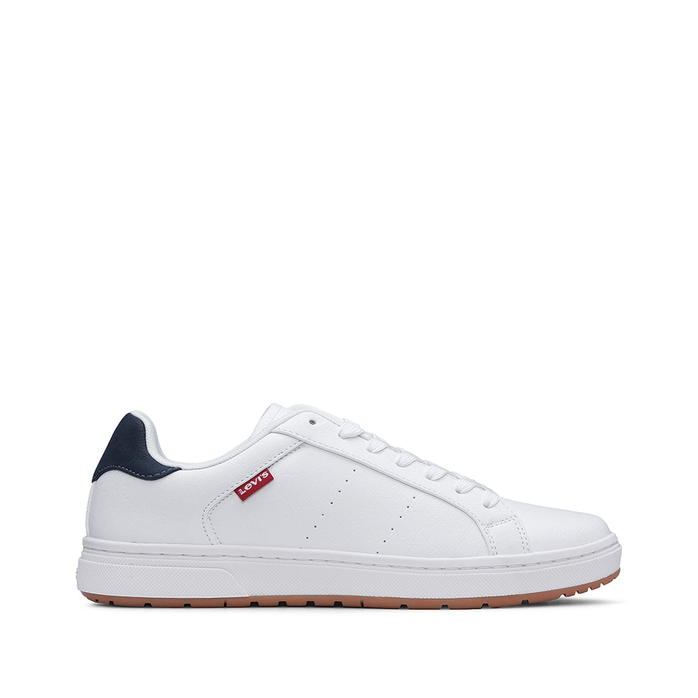 Men's Casual Sneakers in Synthetic Leather in White – Manuel Alves
