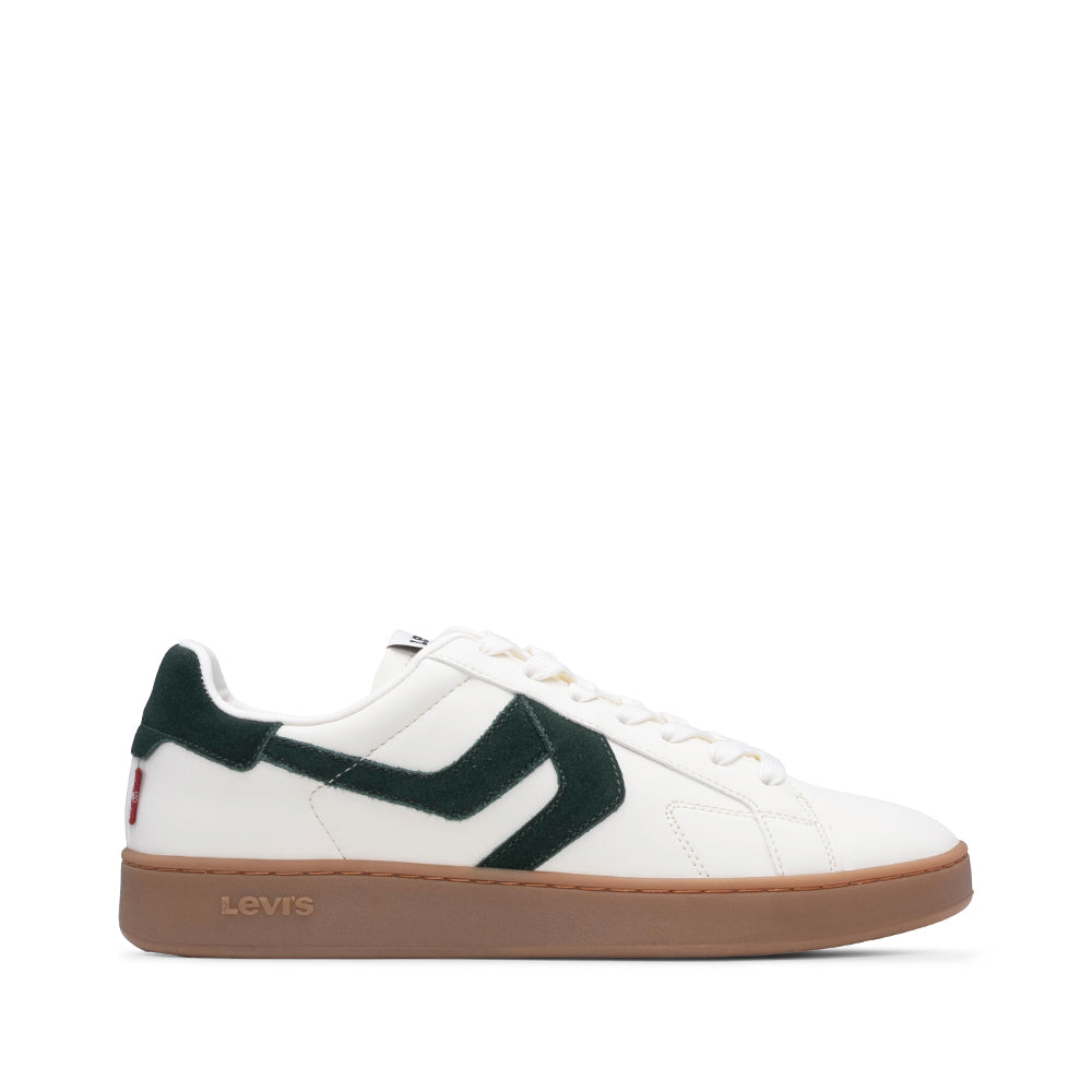 Men's Casual Sneakers Leather White and Red – Manuel Alves