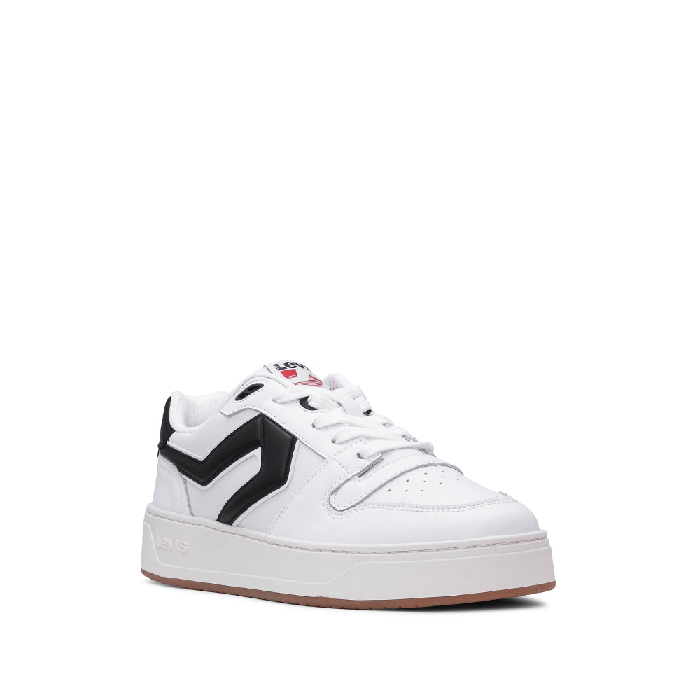 Sapatilha Casual Homem Pele Sintética Branco E Preto