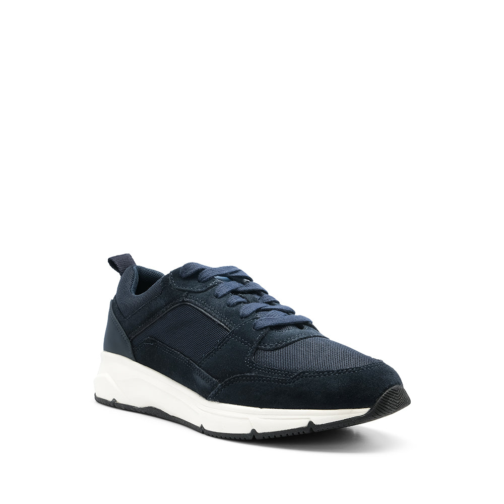 Sapatilha Casual Homem Pele Sintética Azul Marinho