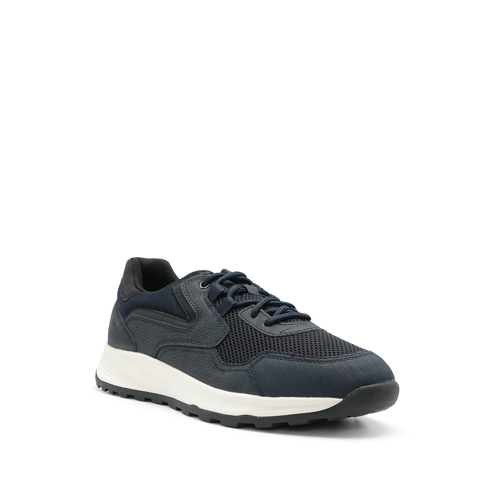 Sapatilha Casual Homem Pele Sintética Azul Marinho