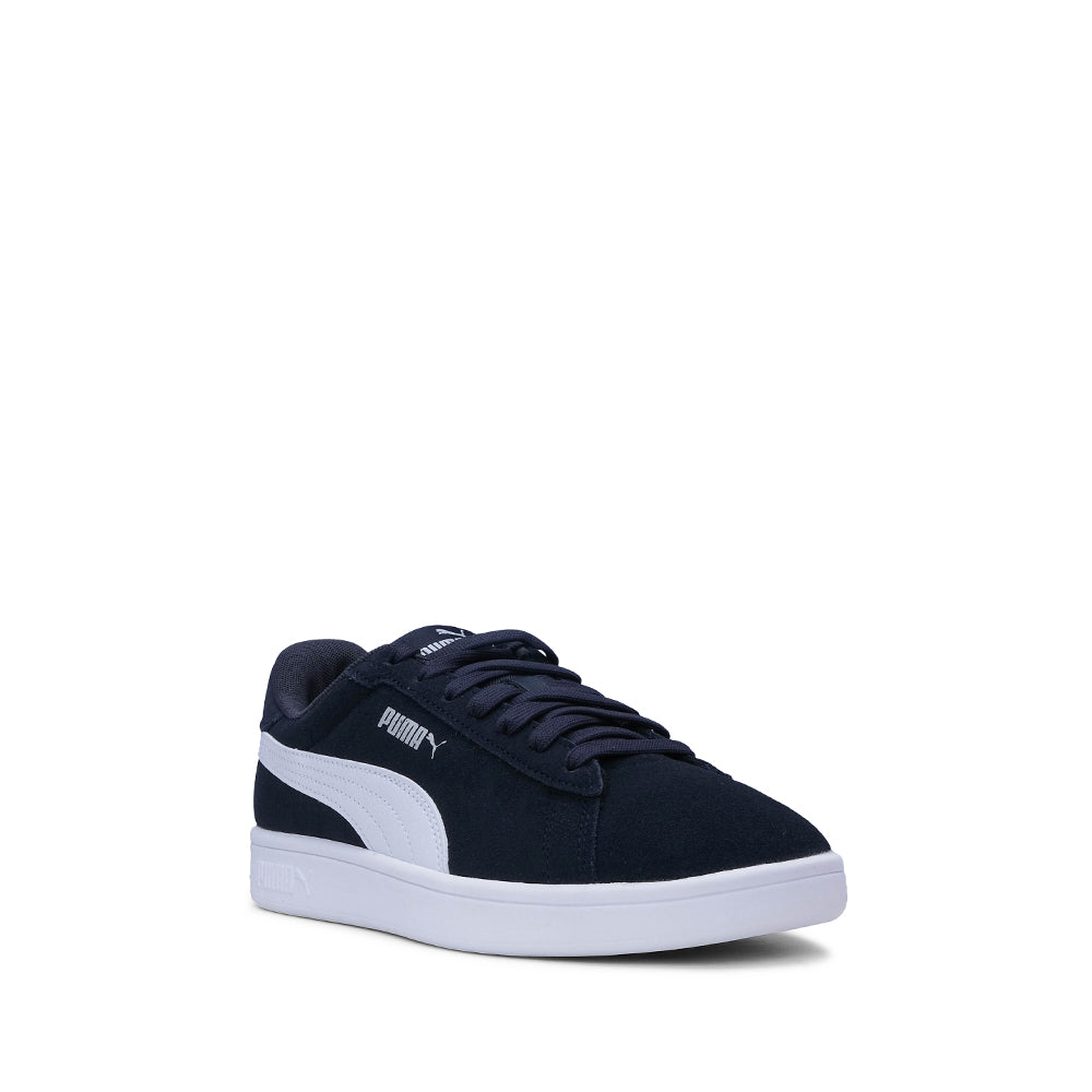 Sapatilha Casual Homem Pele Azul Marinho
