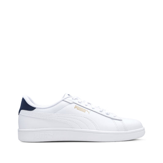 Sapatilha Casual Homem Pele Branco E Azul