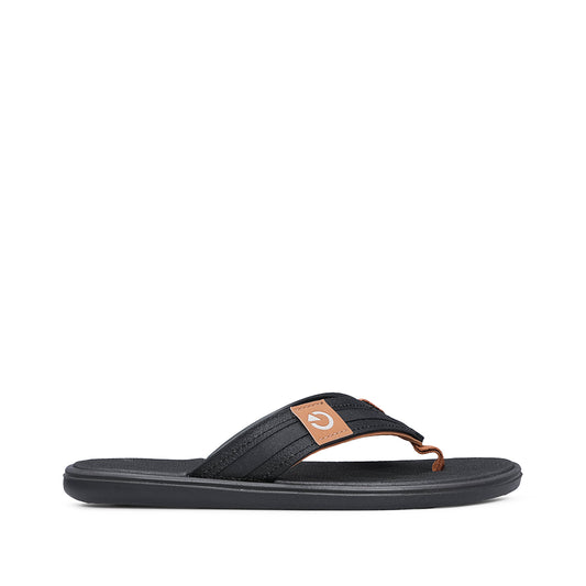 Chinelo Praia Homem Impermeável Preto