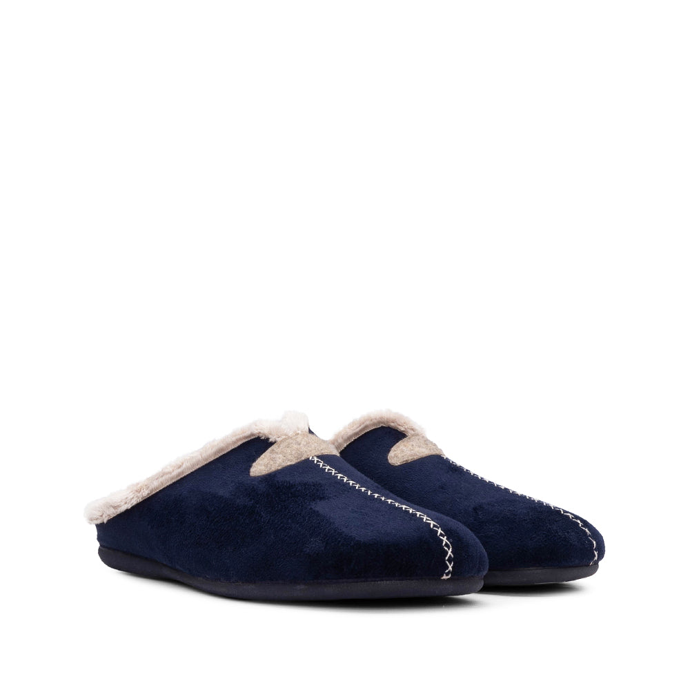 Chinelo Homewear Homem Têxtil Azul Marinho