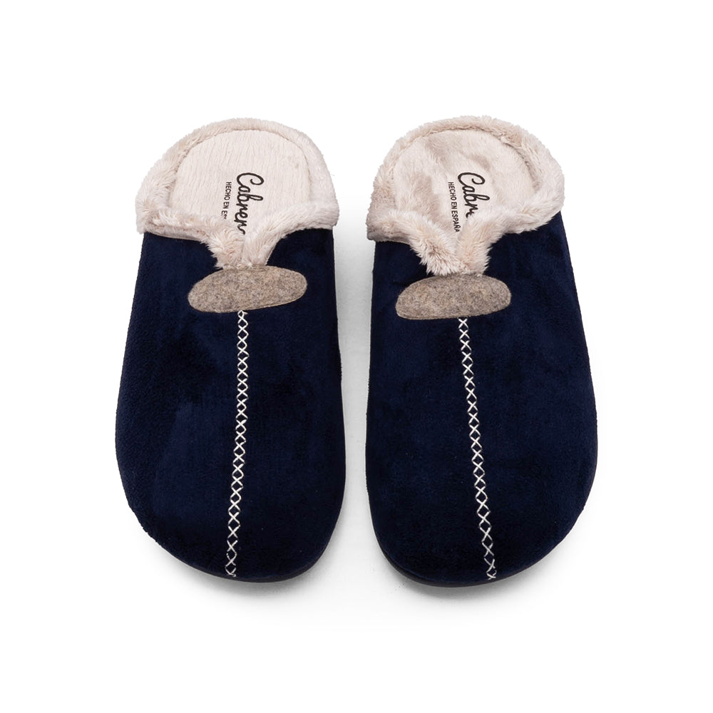Chinelo Homewear Homem Têxtil Azul Marinho