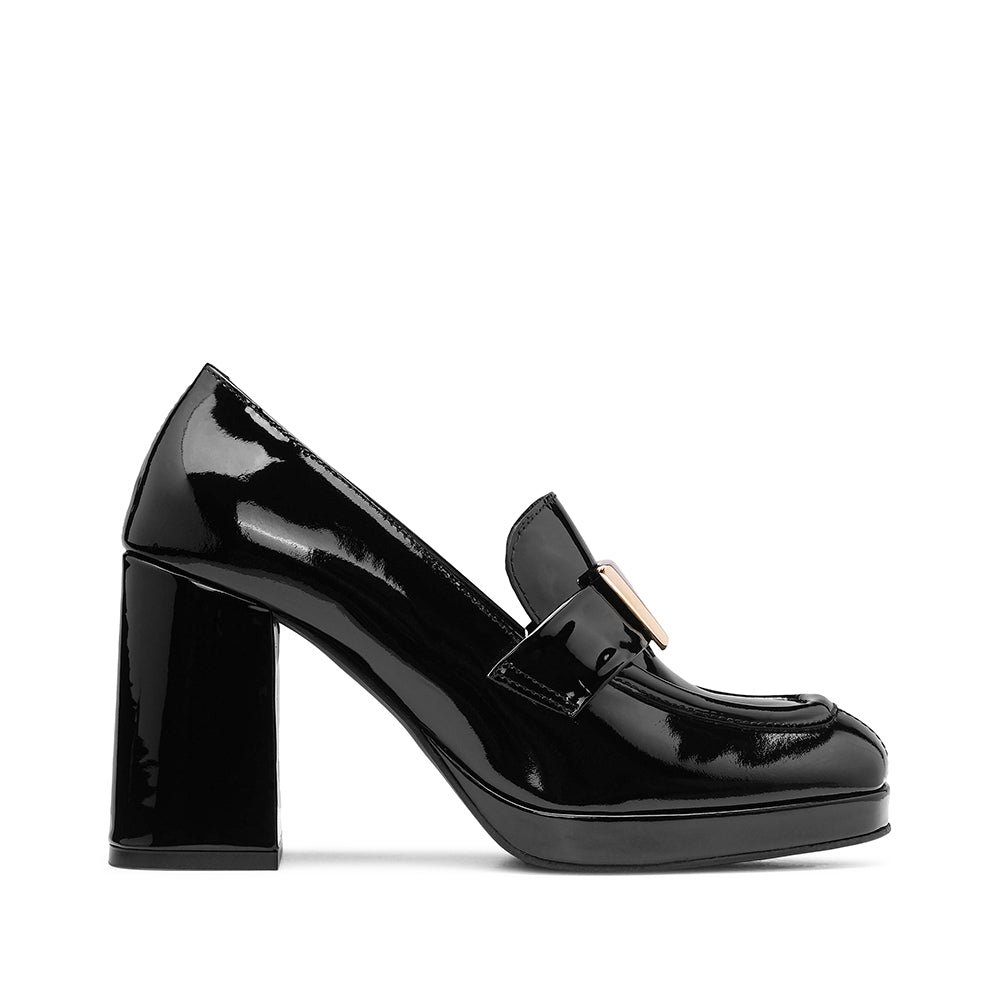 Sapato Salto Alto Mulher Verniz Preto