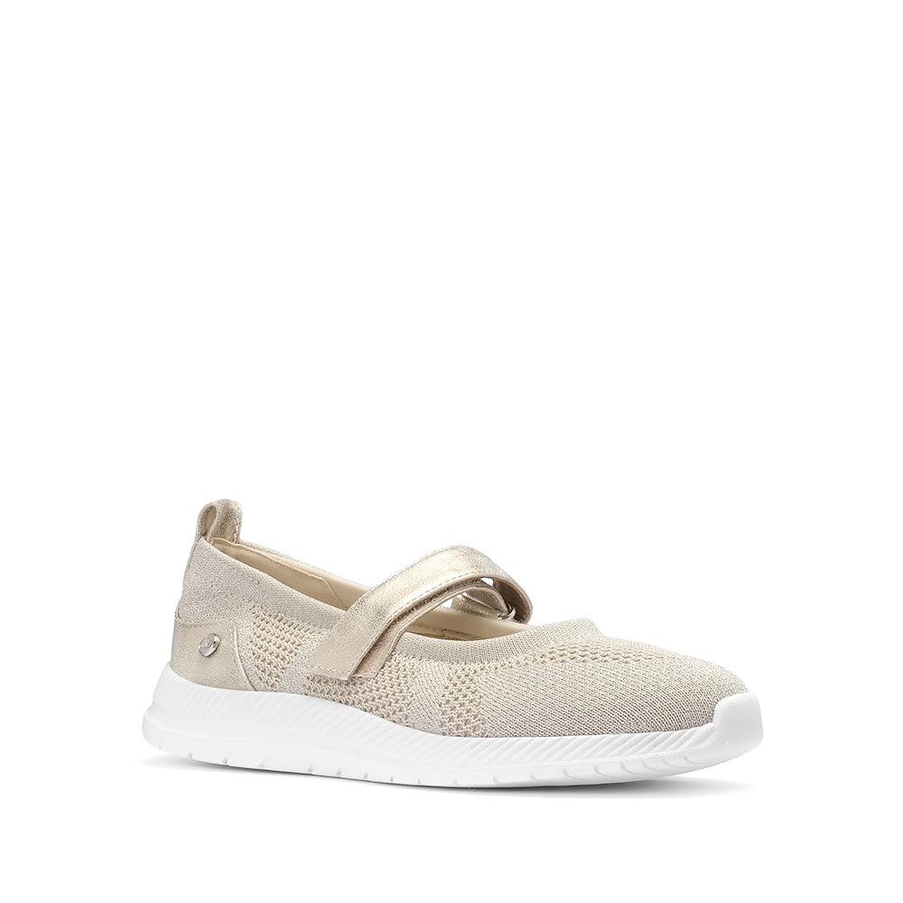Sapato Casual Mulher Pele Sintética Dourado