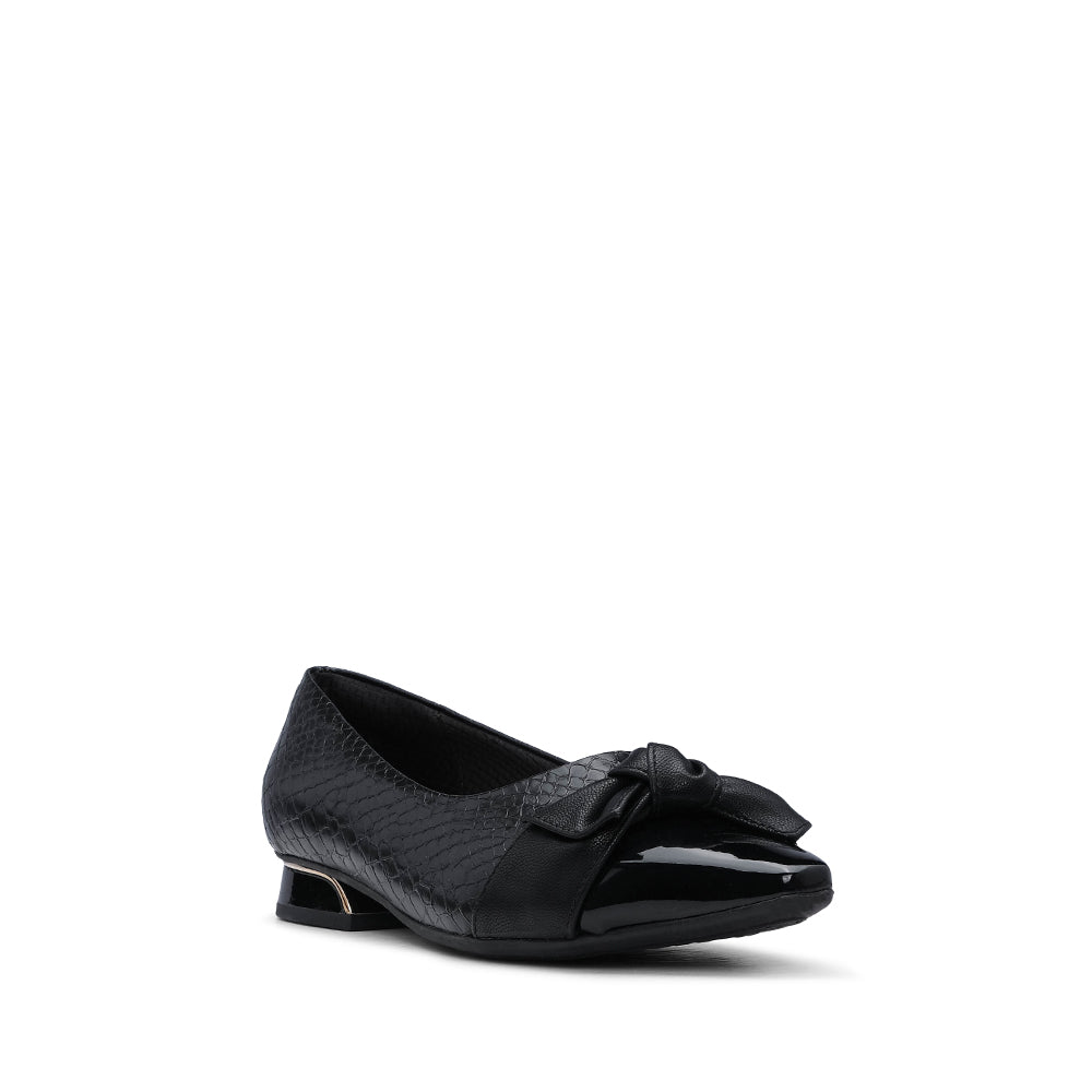 Sapato Sabrinas Mulher Animal Print Preto