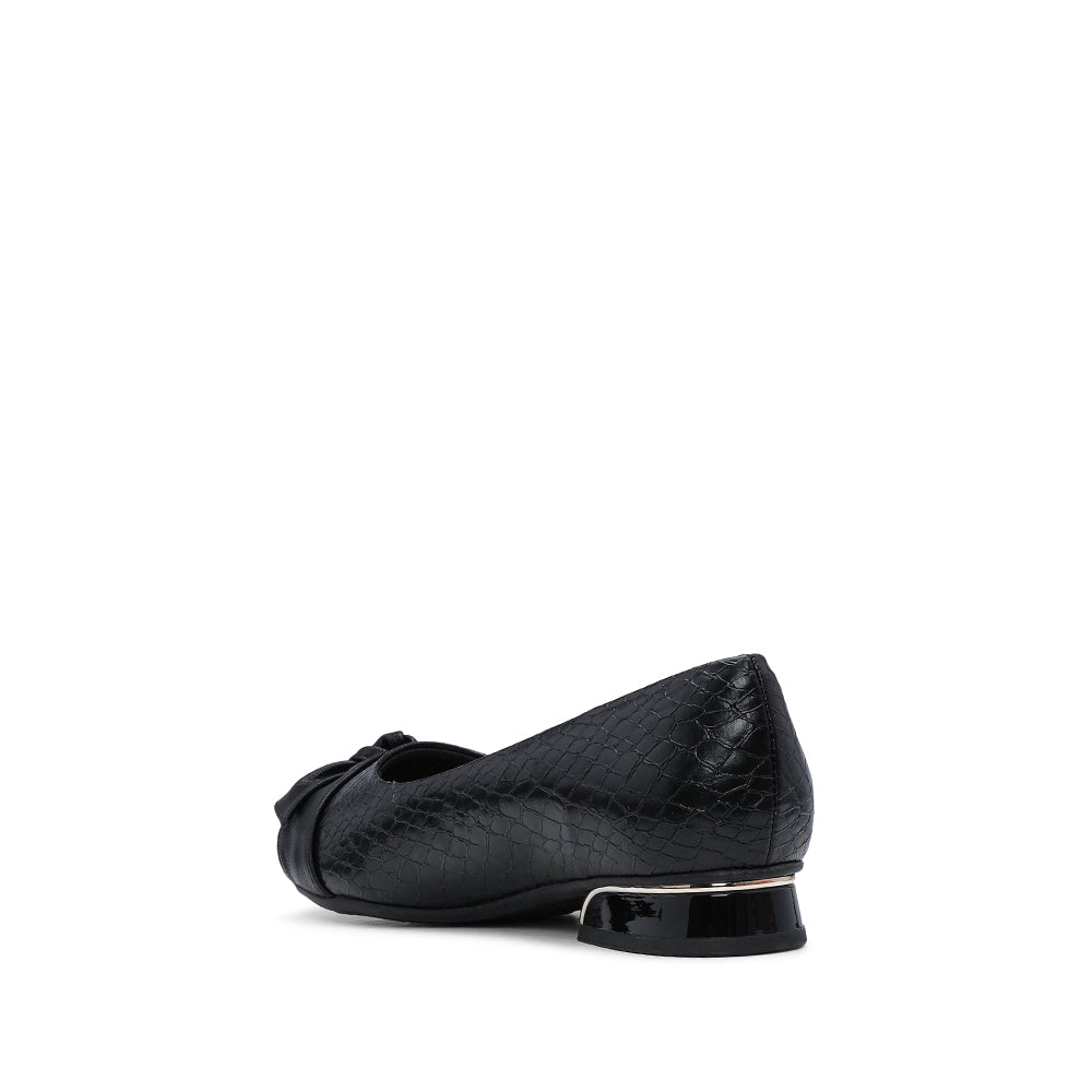 Sapato Sabrinas Mulher Animal Print Preto
