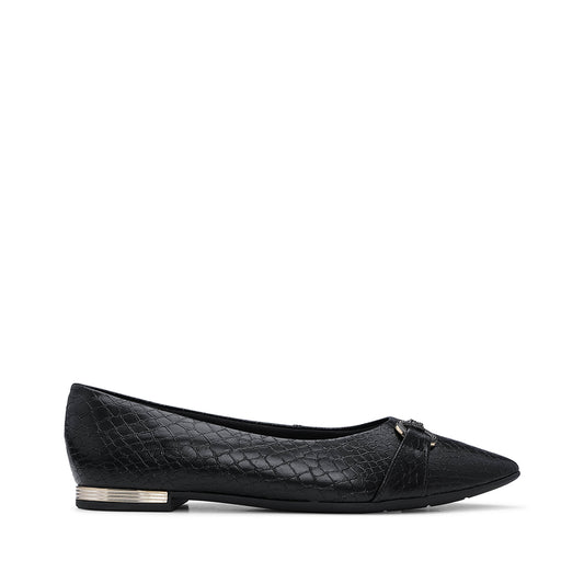 Sapato Sabrinas Mulher Animal Print Preto