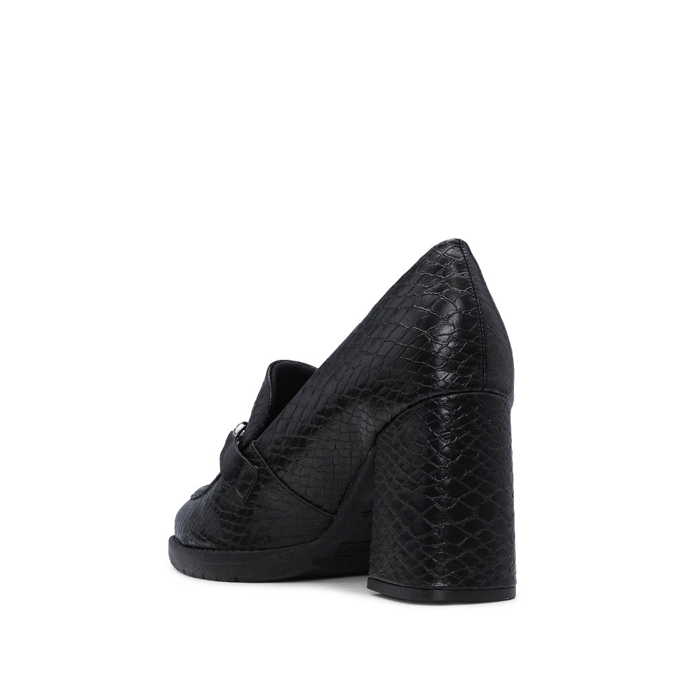 Sapato Casual Mulher Animal Print Preto