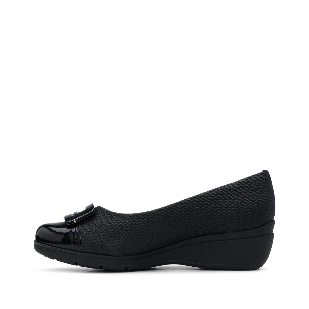 Sapato Casual Mulher Gravado Preto