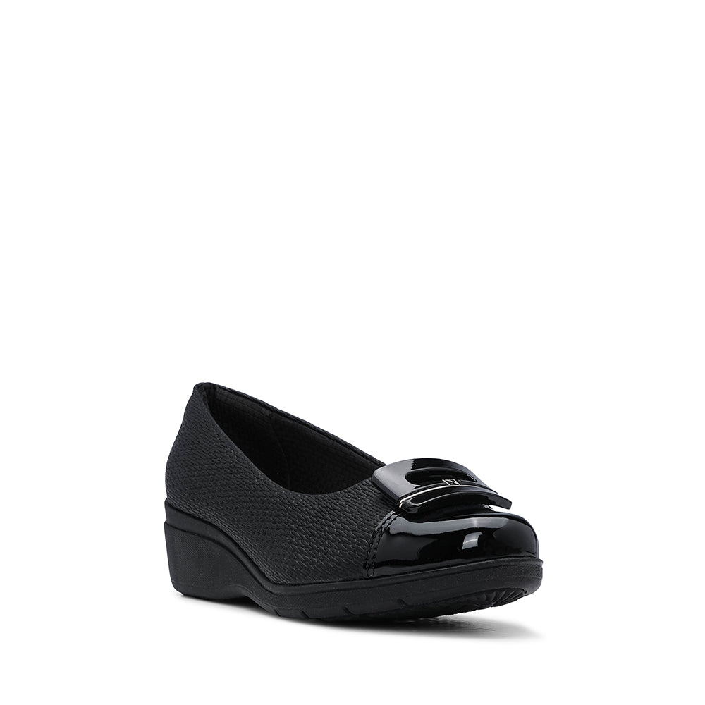 Sapato Casual Mulher Gravado Preto