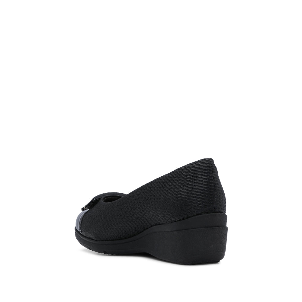 Sapato Casual Mulher Gravado Preto