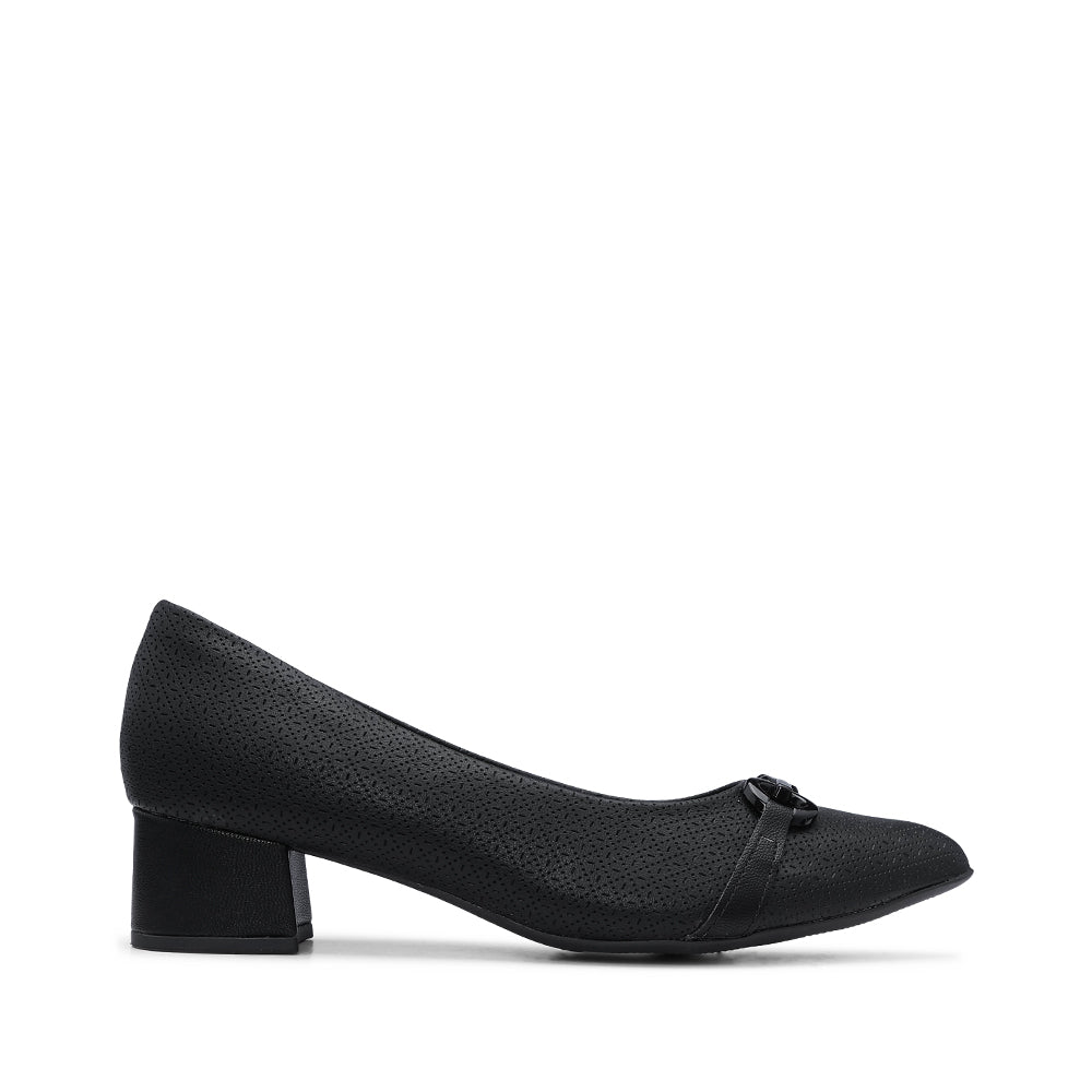 Sapato Casual Mulher Gravado Preto