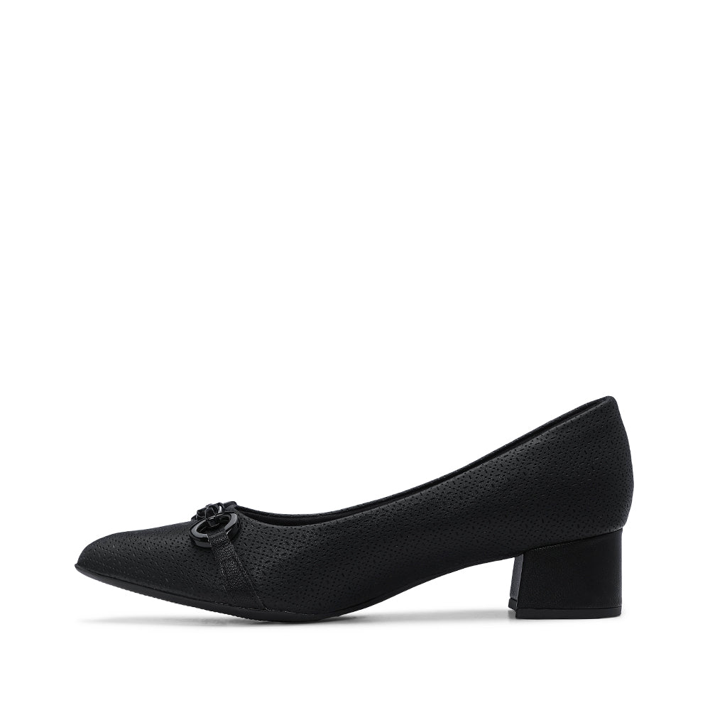 Sapato Casual Mulher Gravado Preto