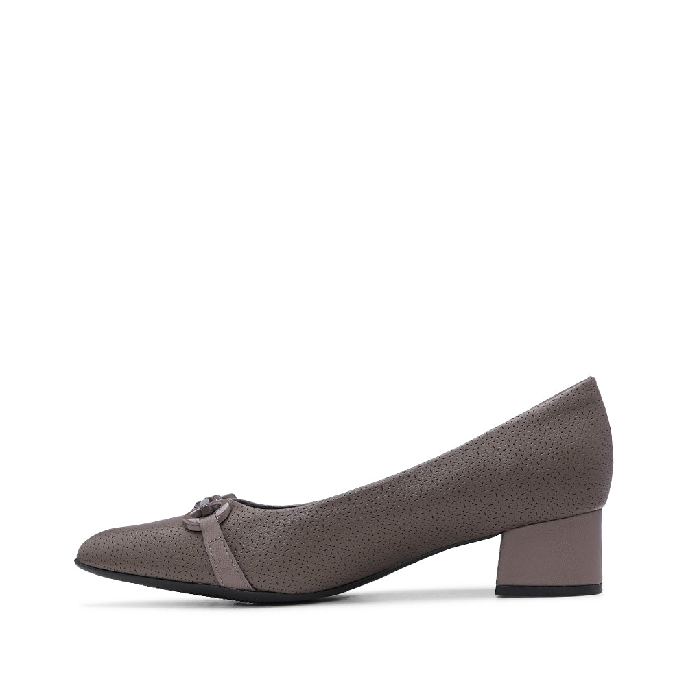 Sapato Casual Mulher Gravado Taupe