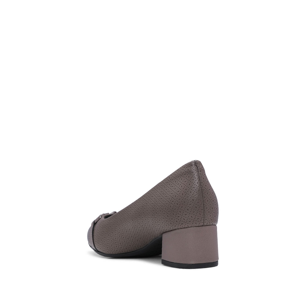 Sapato Casual Mulher Gravado Taupe