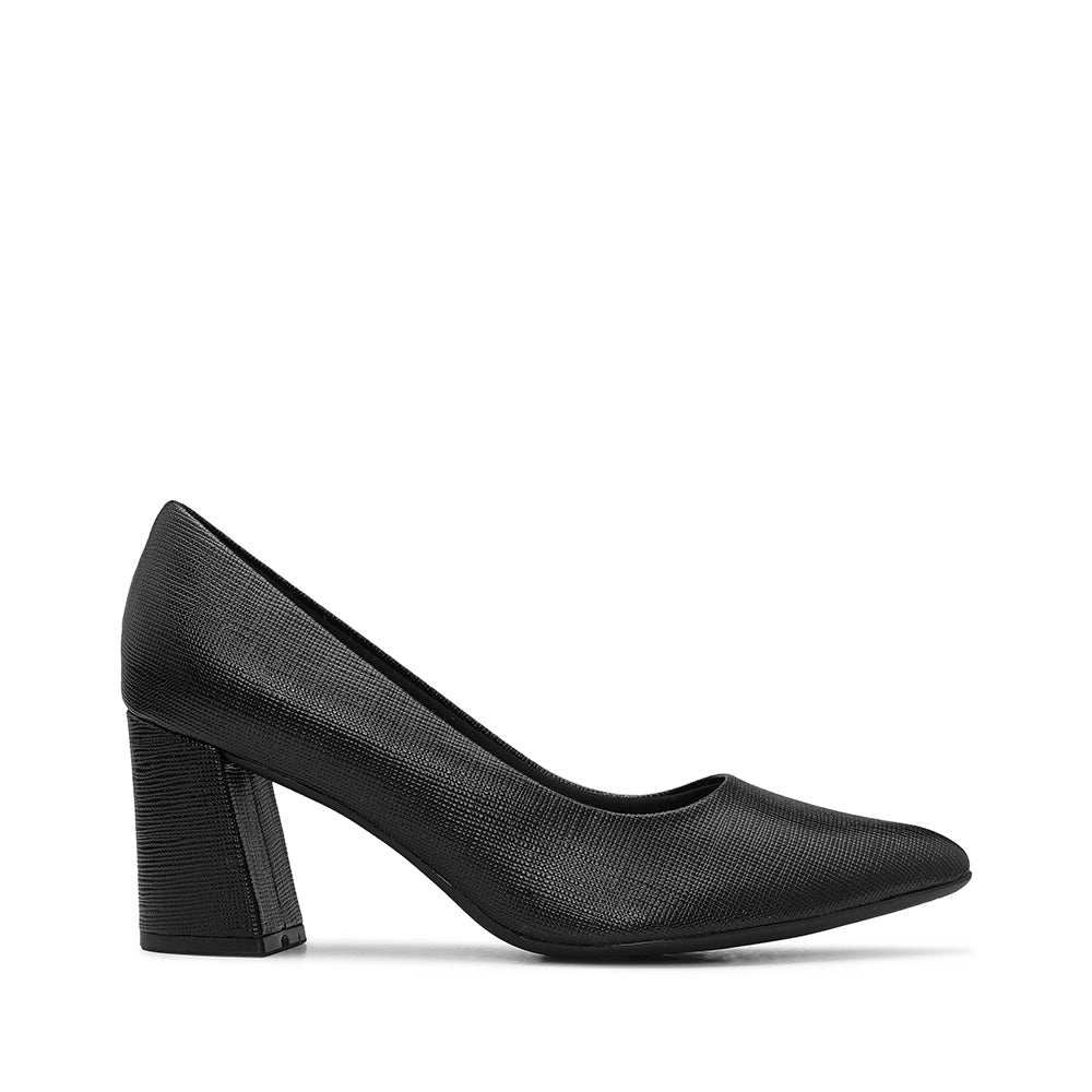 Sapato Casual Mulher Gravado Preto