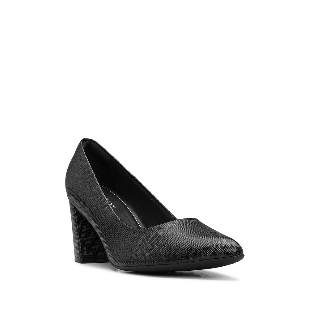 Sapato Casual Mulher Gravado Preto