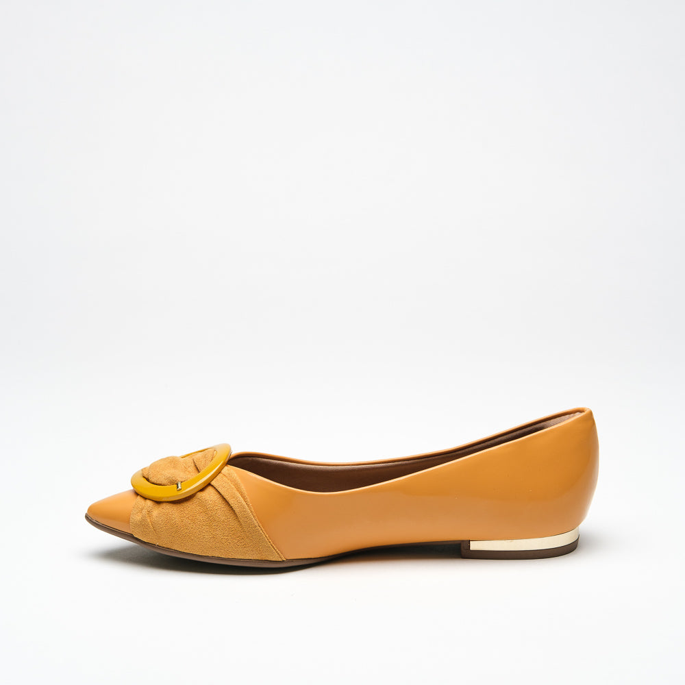 Sapato Sabrinas Mulher Pele Sintética Amarelo