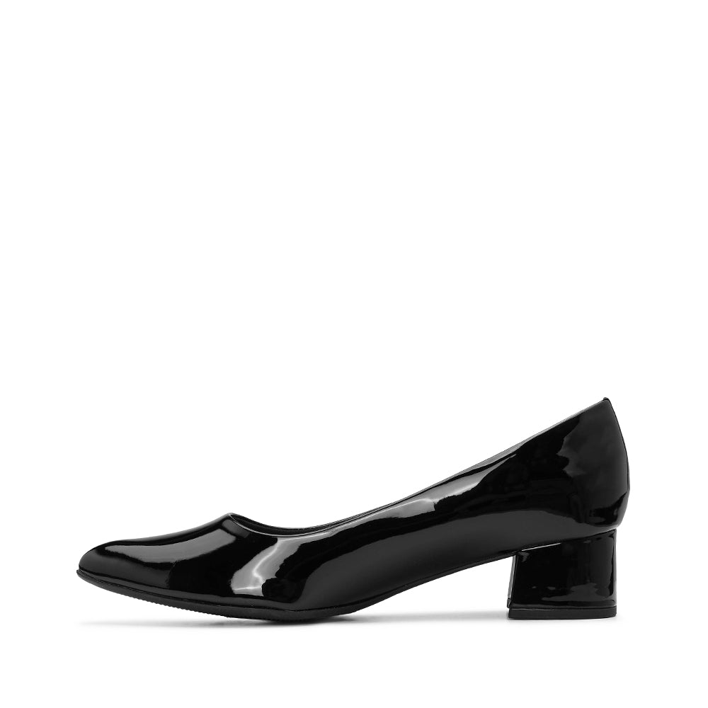 Sapato Casual Mulher Verniz Preto