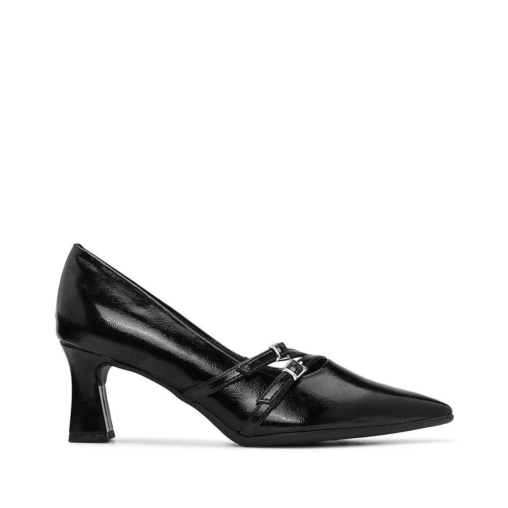 Sapato Clássico Mulher Verniz Preto