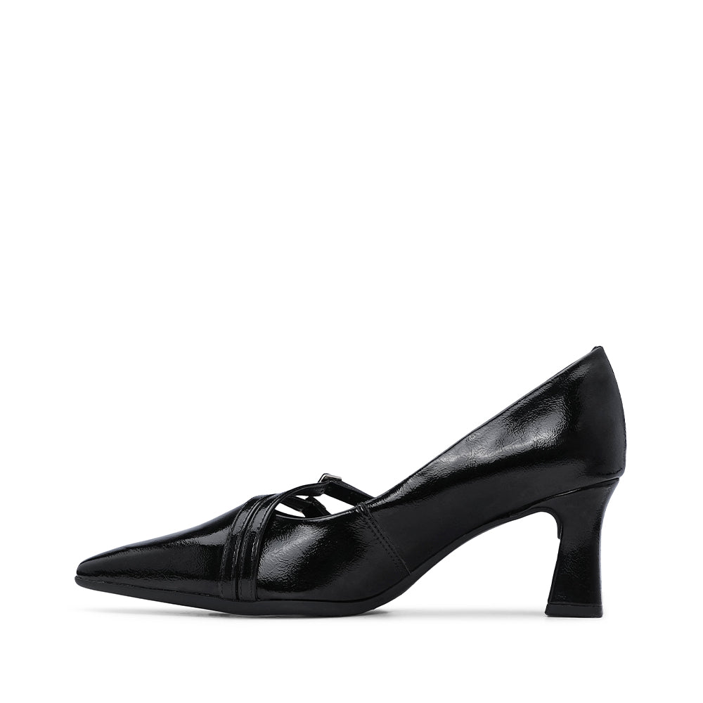 Sapato Clássico Mulher Verniz Preto