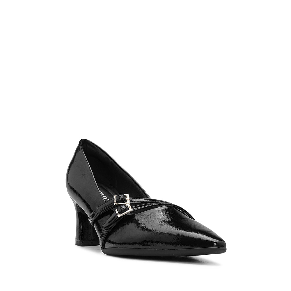 Sapato Clássico Mulher Verniz Preto