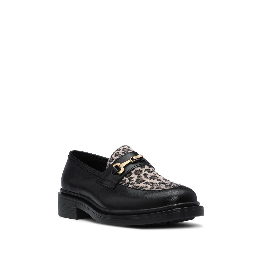 Sapato Mocassim Mulher Pele Leopardo