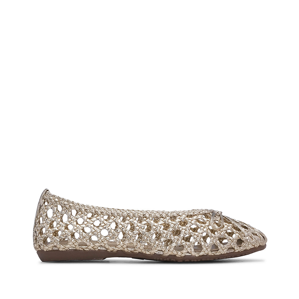 Sapato Sabrinas Mulher Dourado