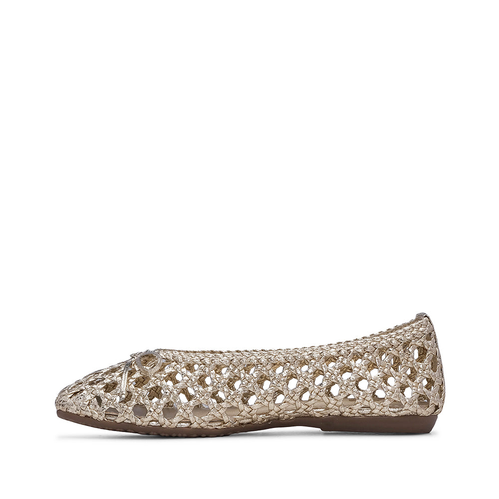 Sapato Sabrinas Mulher Dourado