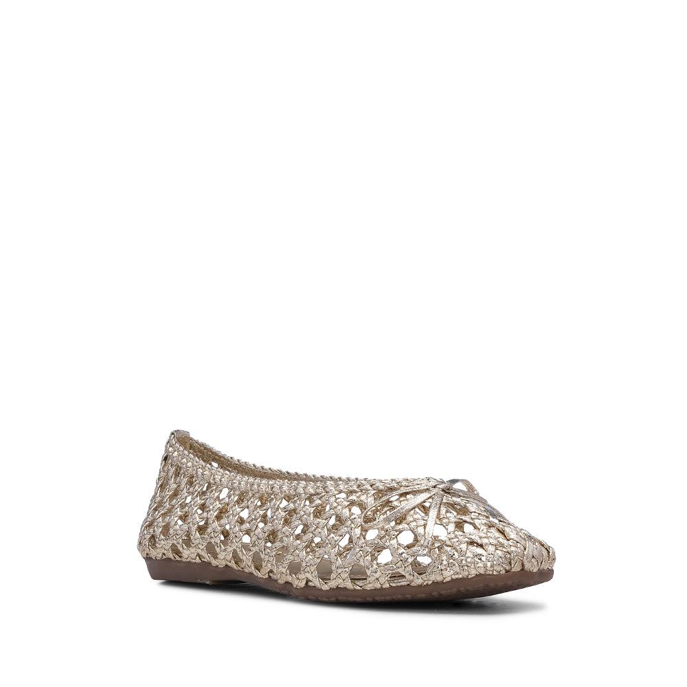 Sapato Sabrinas Mulher Dourado