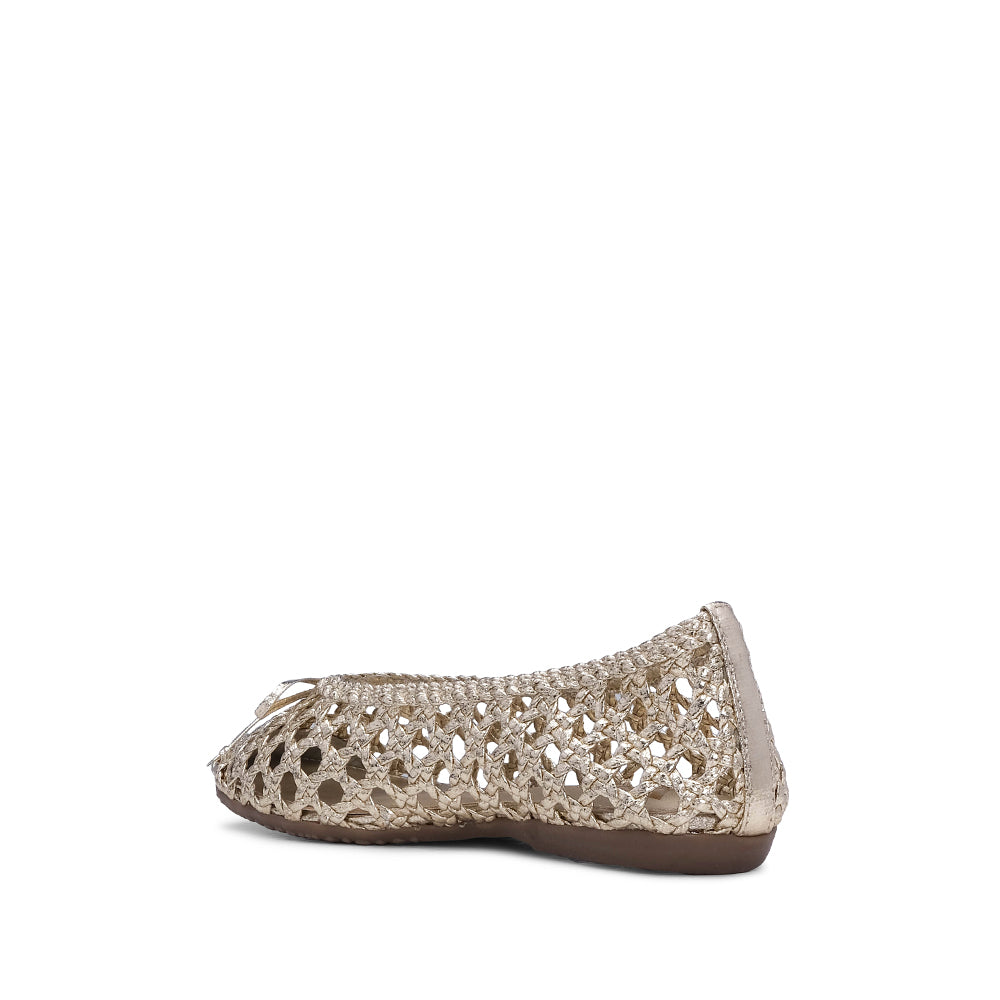 Sapato Sabrinas Mulher Dourado