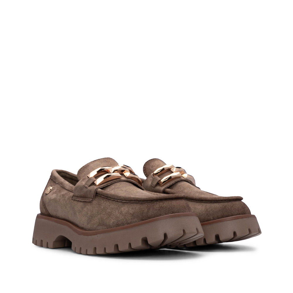 Sapato Mocassim Mulher Bege