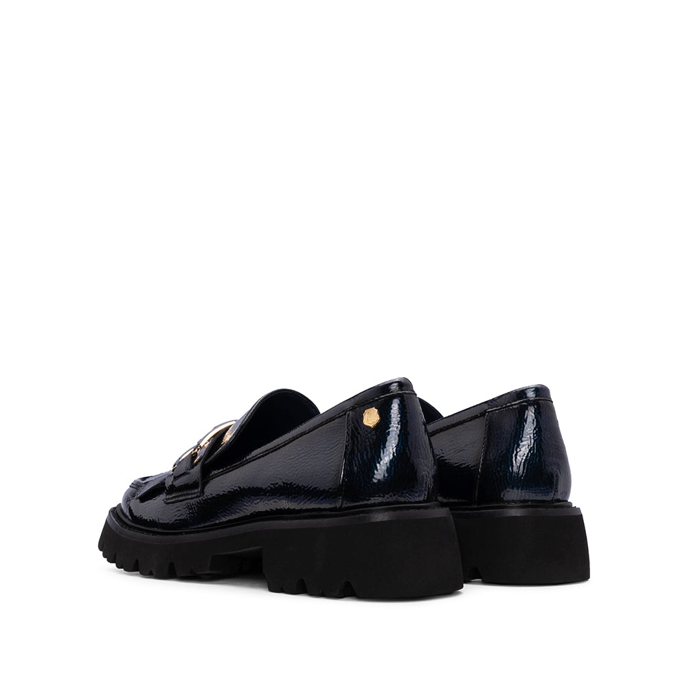 Sapato Mocassim Mulher Azul Marinho