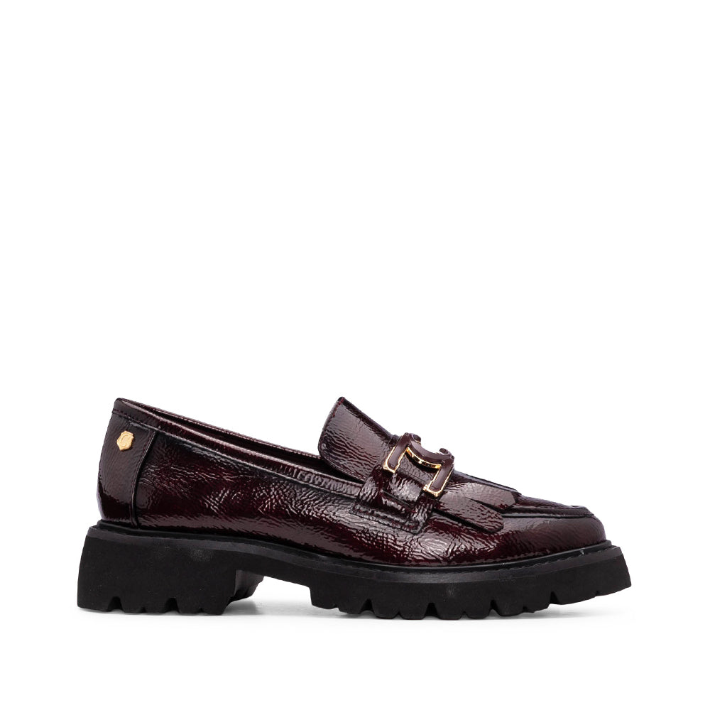 Sapato Mocassim Mulher Bordeaux