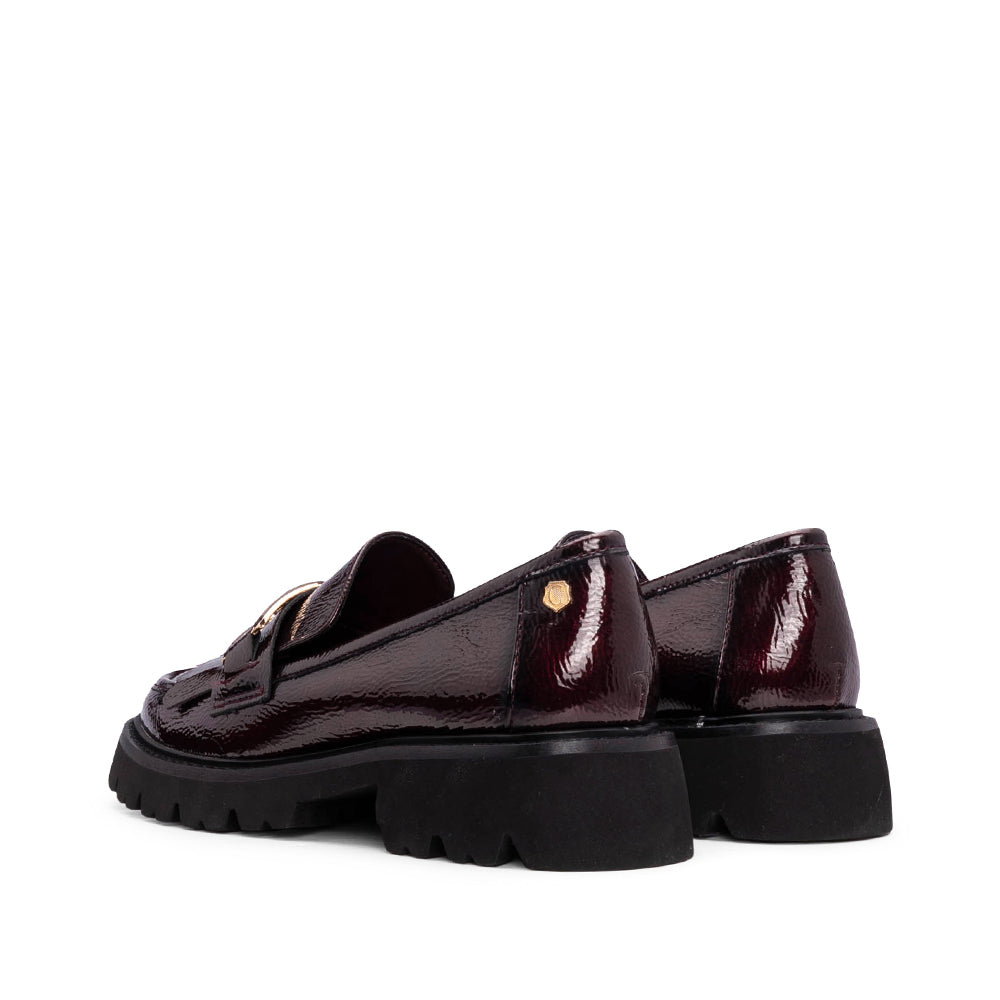 Sapato Mocassim Mulher Bordeaux