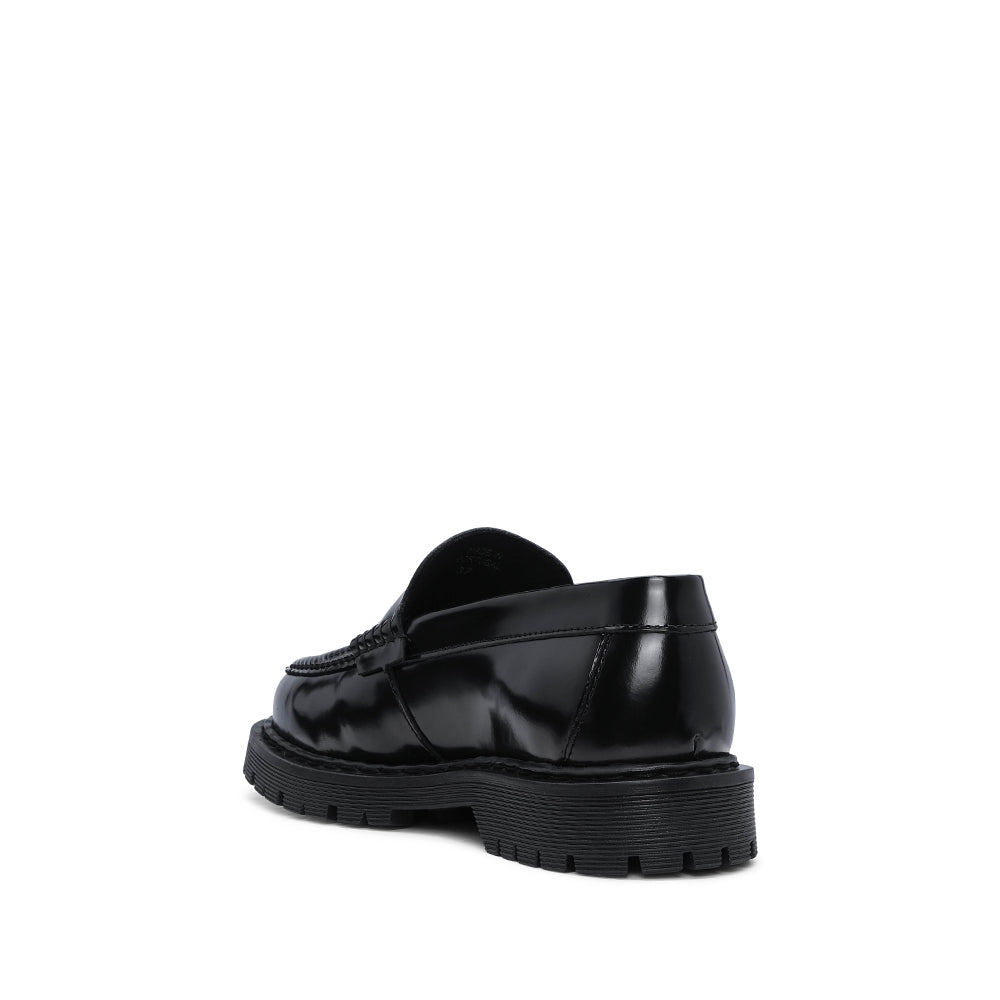Sapato Salto Raso Mulher Polido Preto